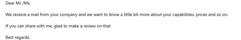 Customer&#039;s reply after promotion letter.jpg