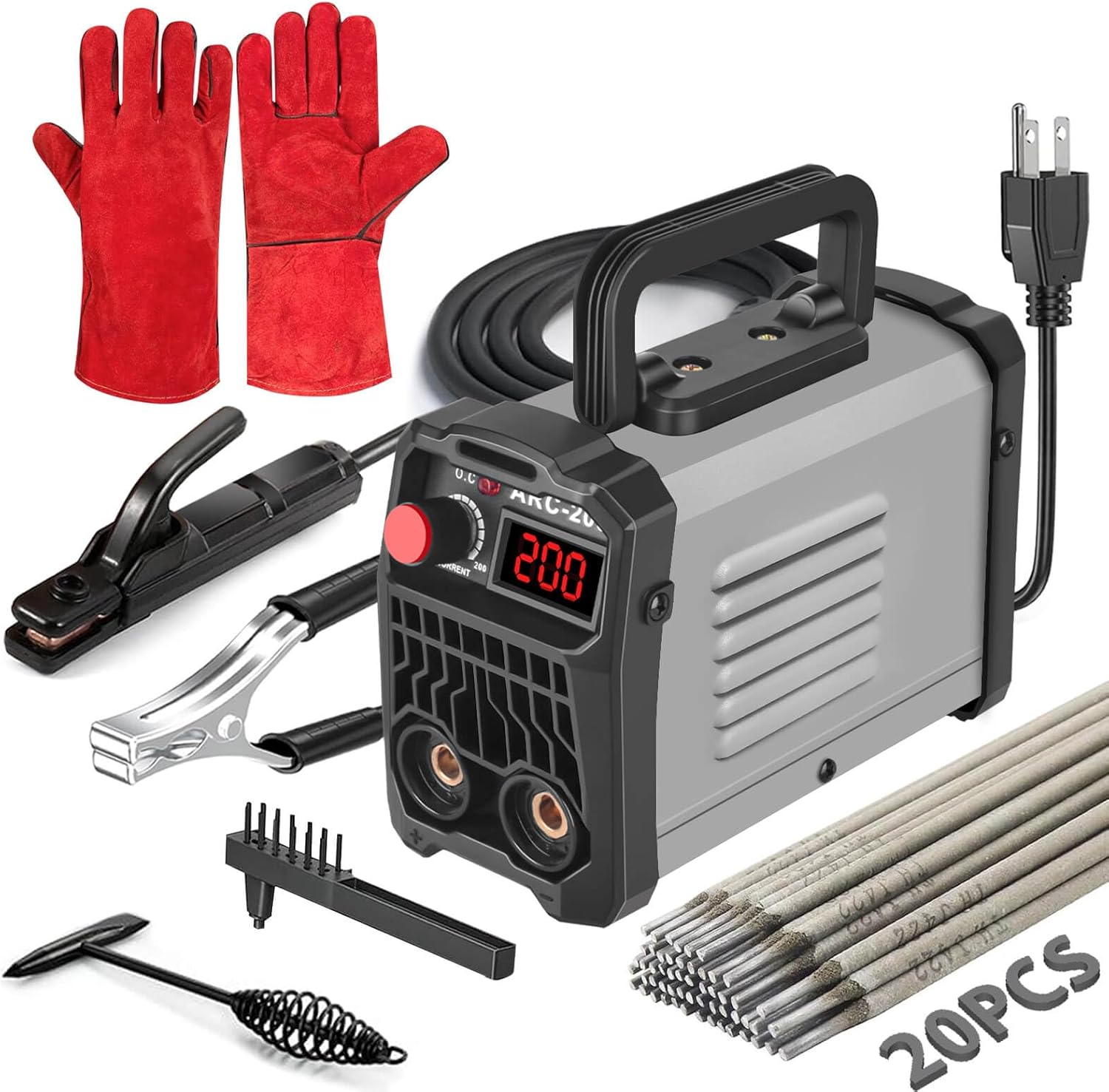 grey minin portable lightweight welding machine for home repairs or DIY projects