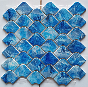 recycled glass mosaic