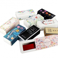 recycle cosmetics packaging paper boxes fashionable makeup packaging box